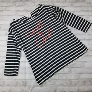 SUNDRY Maritime "Coast to Coast" Striped Tee